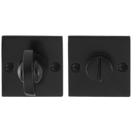 Toilettengarnituren GPF6910.08 52x52x4mm Toilettenstift 8mm Schmiedeeisen schwarz