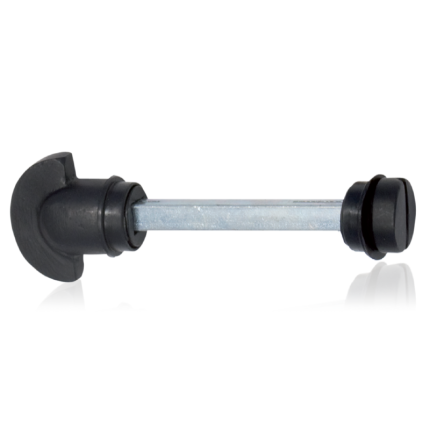 Toilettengarnituren GPF6911.60 Toilettenstift 5mm Schmiedeeisen schwarz