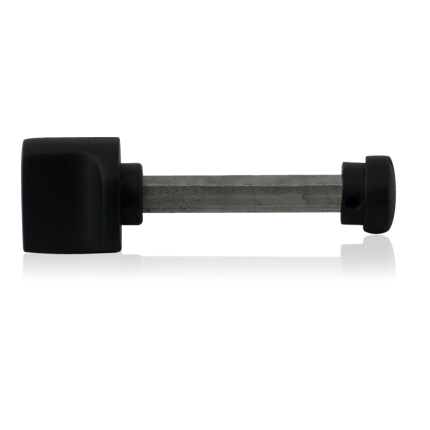 Toilettengarnituren GPF8110.61 Toilettenstift 8mm schwarz Großer Knopf