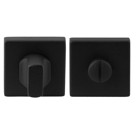 Toilettengarnituren GPF8911.02 50x50x8mm Toilettenstift 5mm schwarz Großer Knopf
