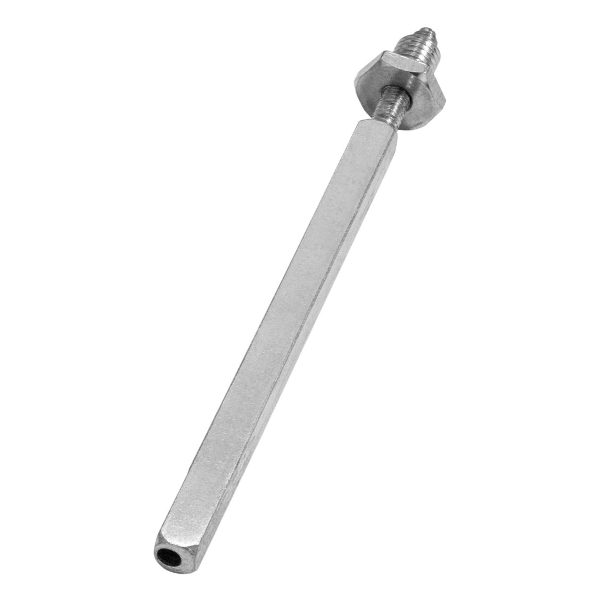 Wechselstift exentrisch fest/drehbar M10x35mm / 8x8x120mm i.A. Türstärke 74mm