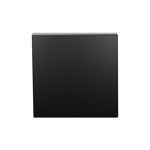 Blindrosette GPF199E 53x53x6,5 mm Schwarz