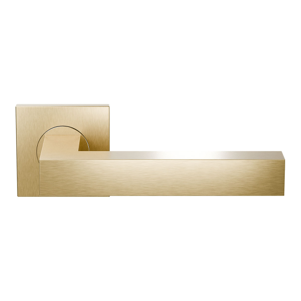 Türgriff auf Rosette GPF132E PVD Messing Satin