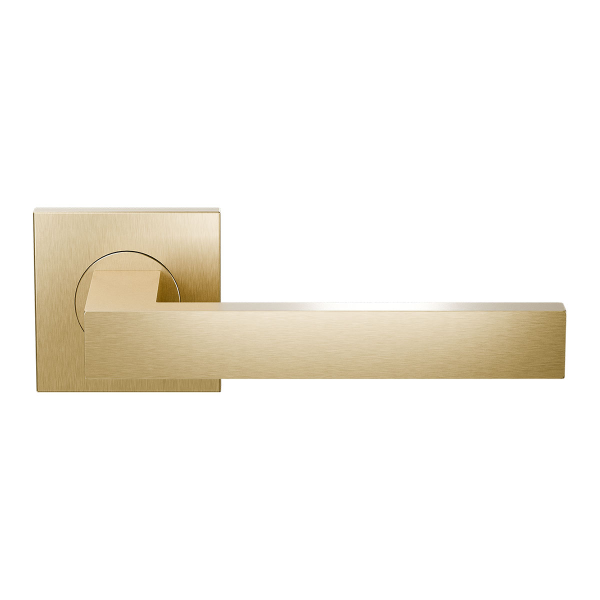 Türgriff auf Rosette GPF138E PVD Messing Satin