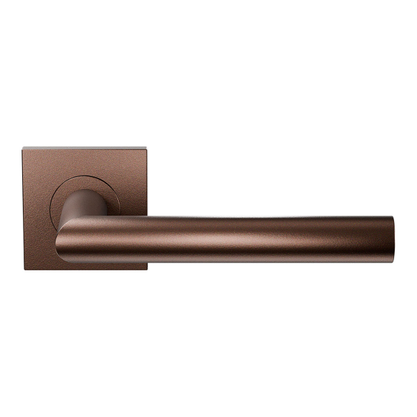Türgriff auf Rosette L-förmigen Modell 19mm GPF115E Bronze blend 