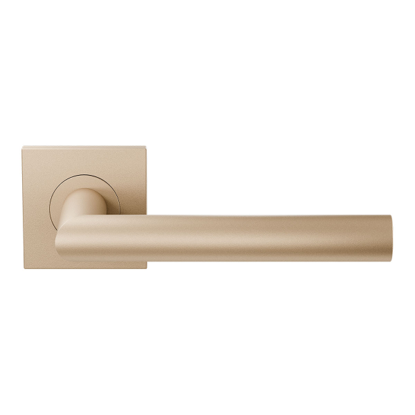 Deurkruk op rozet L-haaks model 19mm Sand 