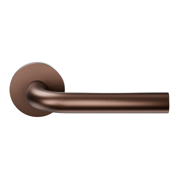 Türgriff auf Rosette L-Modell 19mm GPF100E Bronze blend