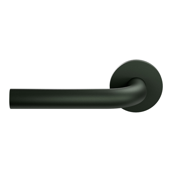 Deurkruk op rozet L-model 19mm Moss Linkswijzend