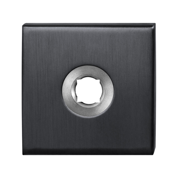 Rosette GPF1100.02P1L 50x50x8mm PVD Anthrazit linksdrehend