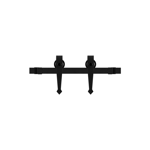 GPF0604.61 Schiebetürsystem Nuoli mini schwarz 200cm