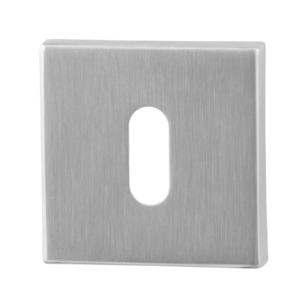Schlüsselrosette GPF0901.02 50x50x8mm Edelstahl gebürstet