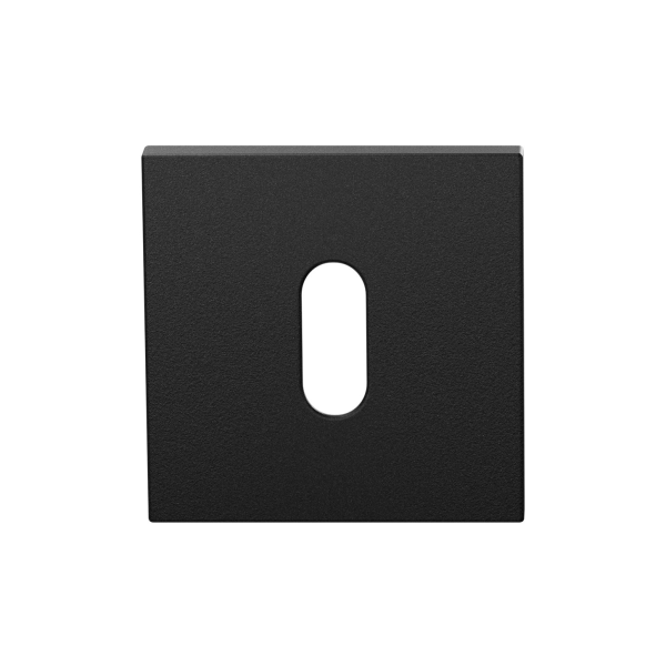 Schlüsselrosette GPF199E 53x53x6,5 mm Schwarz
