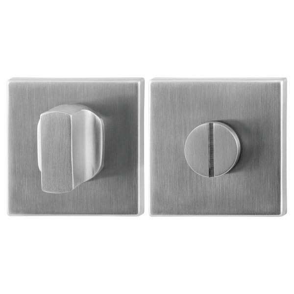 Toilettengarnituren GPF0911.02 50x50x8mm Toilettenstift 5mm Edelstahl gebürstet Großer Knopf