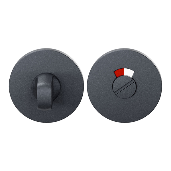 Toilettengarnituren GPF199E 53x6mm Toilettenstift 8mm Anthrazit